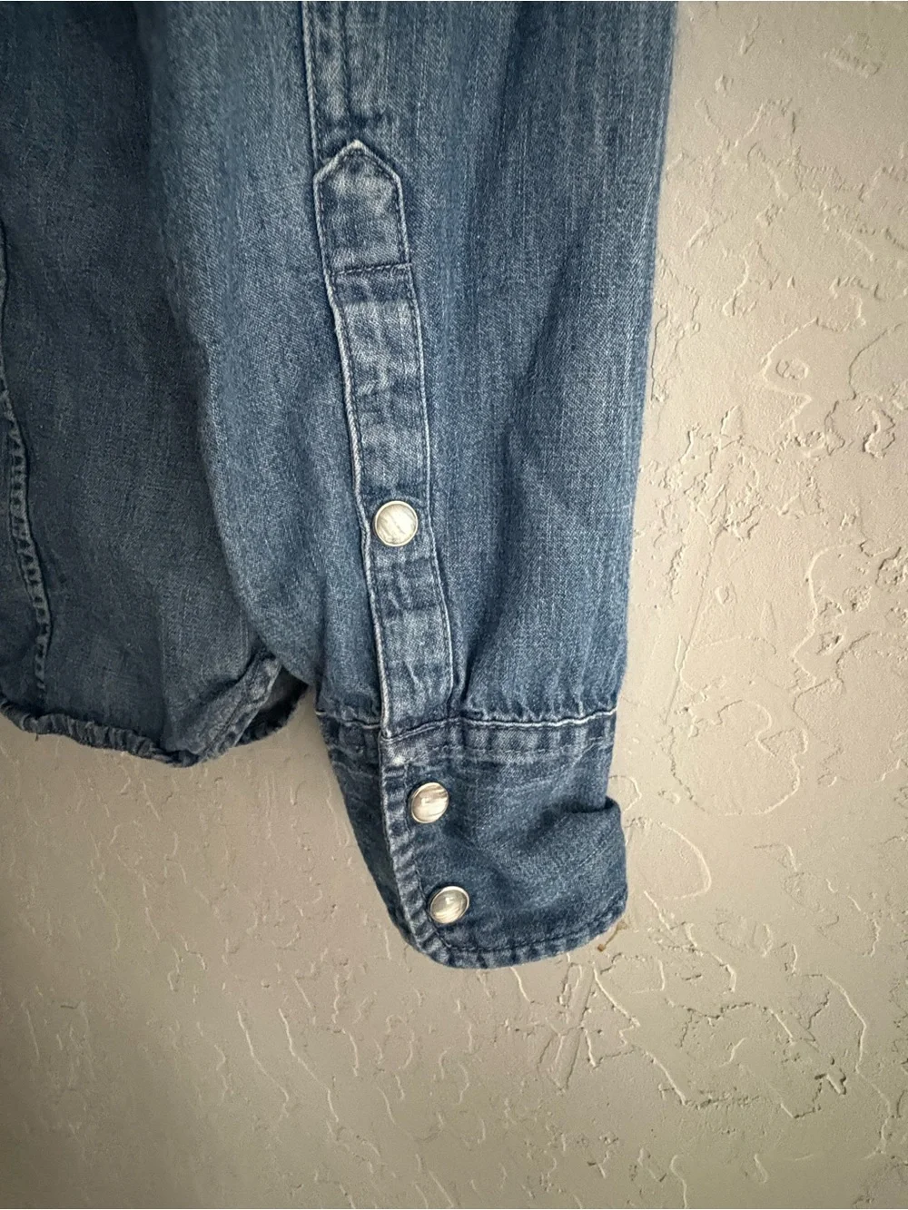 J. Crew Light Blue Denim Button-Up Shirt